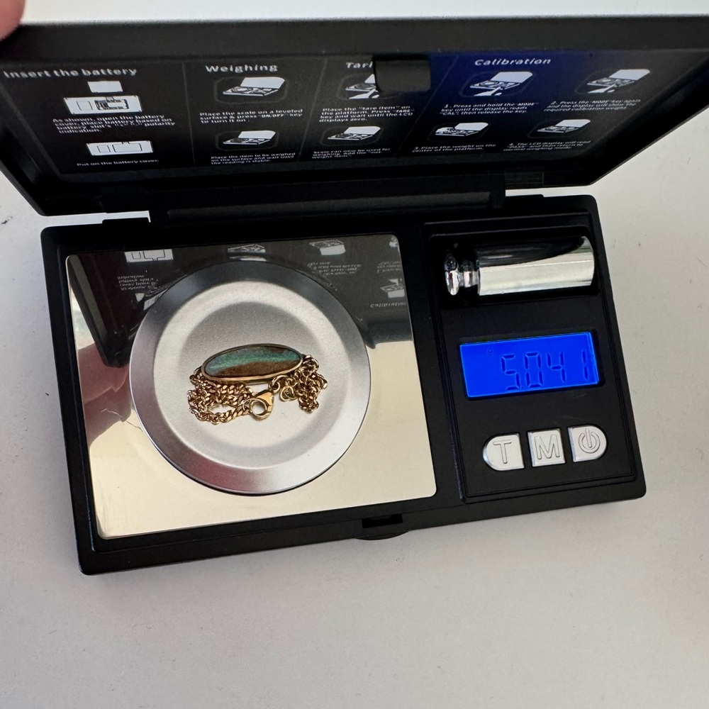 14k Gold Solid Opal Bracelet - Picture 15 of 16